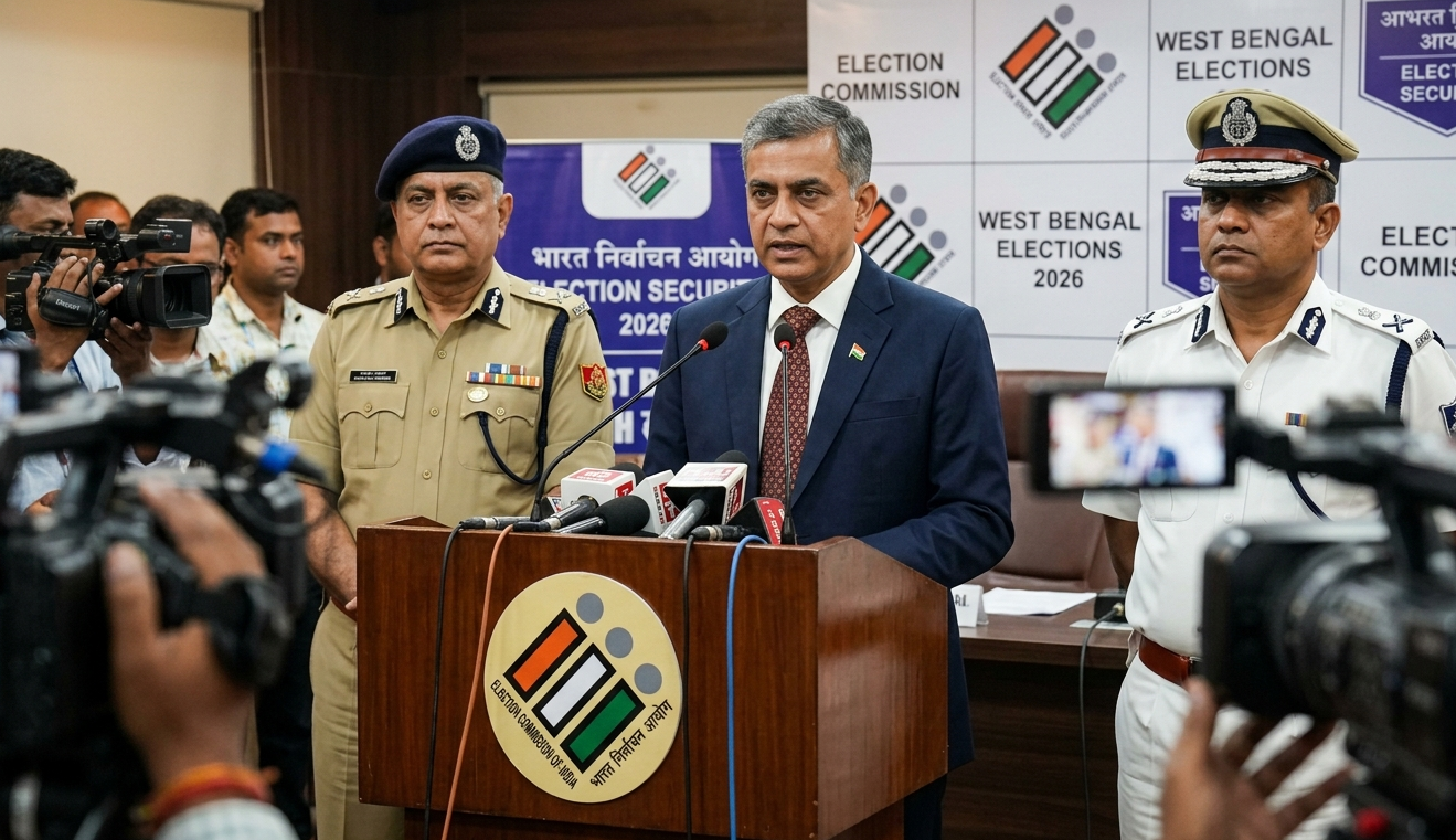 West Bengal Elections 2026: चुनाव आयोग का बड़ा एक्शन, मुख्य सचिव-DGP और कोलकाता पुलिस कमिश्नर बदले