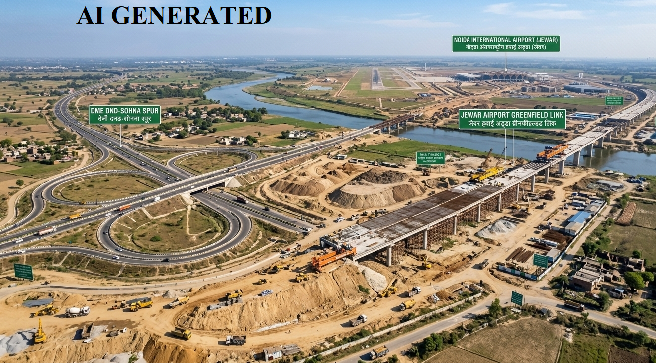 जेवर एयरपोर्ट को दिल्ली-मुंबई एक्सप्रेसवे से जोड़ने को मंजूरी: 3630 करोड़ का प्रोजेक्ट | मोदी कैबिनेट