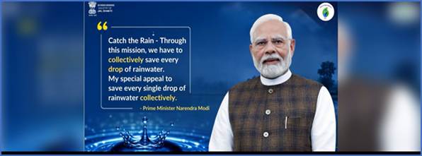 New Delhi: Public participation in water conservation: 'Catch the Rain' campaign gains new momentum, a massive water conservation campaign launched across the country on the call of PM Modi.