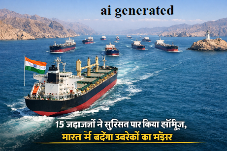 New Delhi: 15 fertilizer ships have safely crossed the Strait of Hormuz; farmers will not face a shortage of fertilizer.