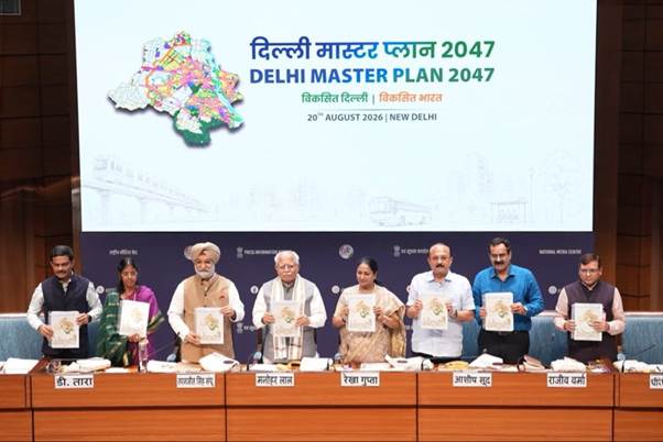 Delhi Master Plan 2047 Released: Ownership Rights for 4.5 Million People, 1,700-Hectare Plan for the Yamuna
