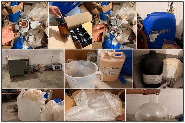 Major DRI action in Jewar: Clandestine drug lab operating in a residential complex busted; amphetamine and chemicals seized.