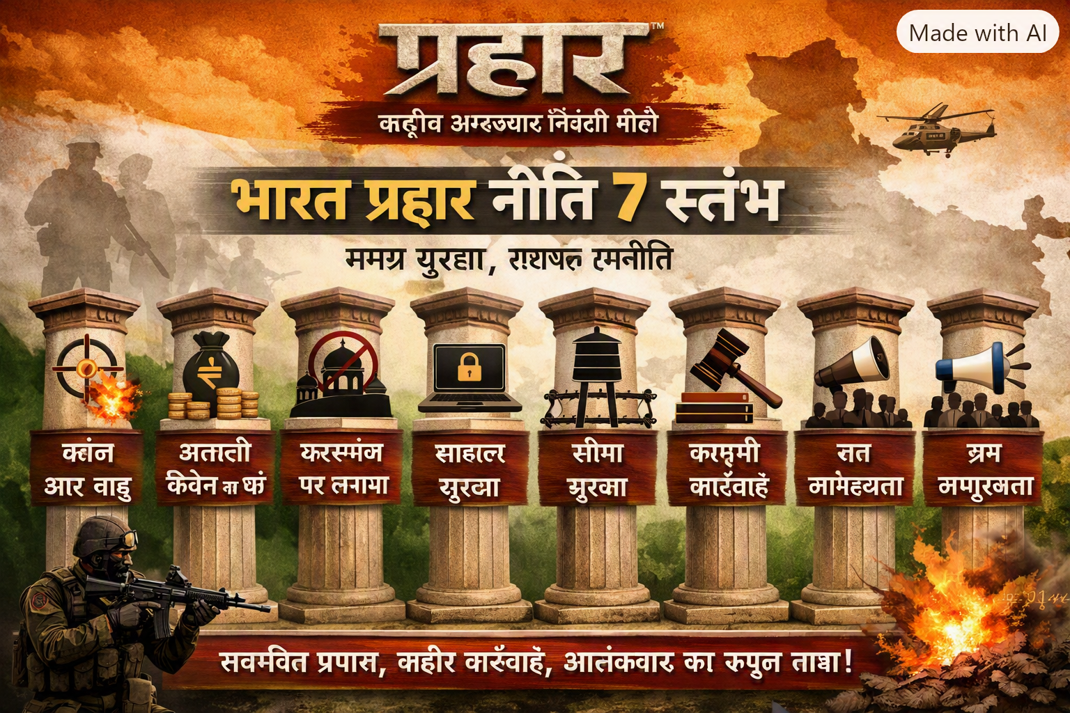 New Delhi: What is "Prahaar"? The seven pillars and overall strategy of India's first national counter-terrorism policy.