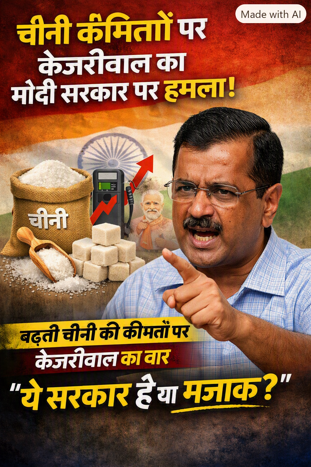 Kejriwal attacks Modi government over rising sugar prices, asks: "Is this a government or a joke?"