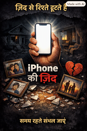 Obsession with an iPhone destroys a family! Parents also die while trying to save their son.