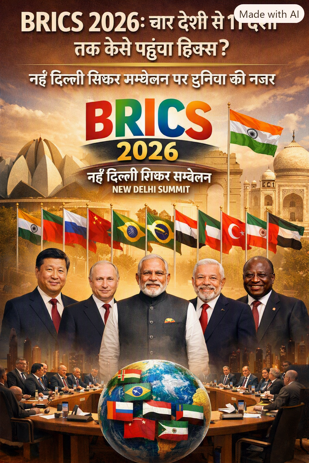 BRICS 2026: How did BRICS grow from four nations to eleven? The world's eyes are on the New Delhi summit.