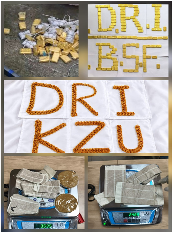 Major DRI crackdown: Over 42 kg of foreign gold and 10 kg of silver seized, 25 arrested; smuggling network spanning from Mumbai to Kerala busted.