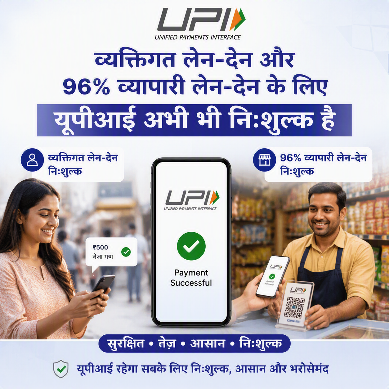 UPI remains free: No MDR on 96% of merchant transactions; here are the full details of the new framework.